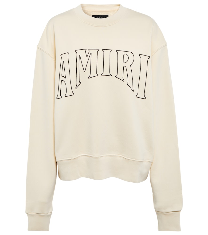 AMIRI SUN CREWNECK CREAM NUDE
