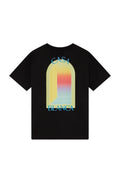 CASABLANCA L'ARCHE T-SHIRT BLACK MULTICOLOR