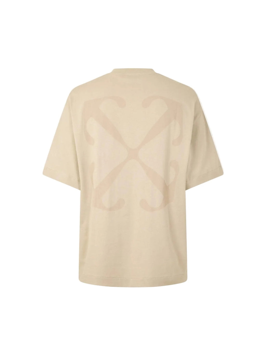 OFF WHITE SLIM ARROW T-SHIRT BROWN