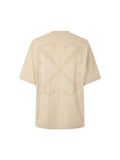 OFF WHITE SLIM ARROW T-SHIRT BROWN