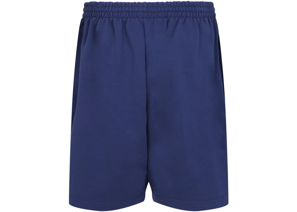 BALENCIAGA POLITICAL CAMPAIGN SWEATSHORTS BLUE