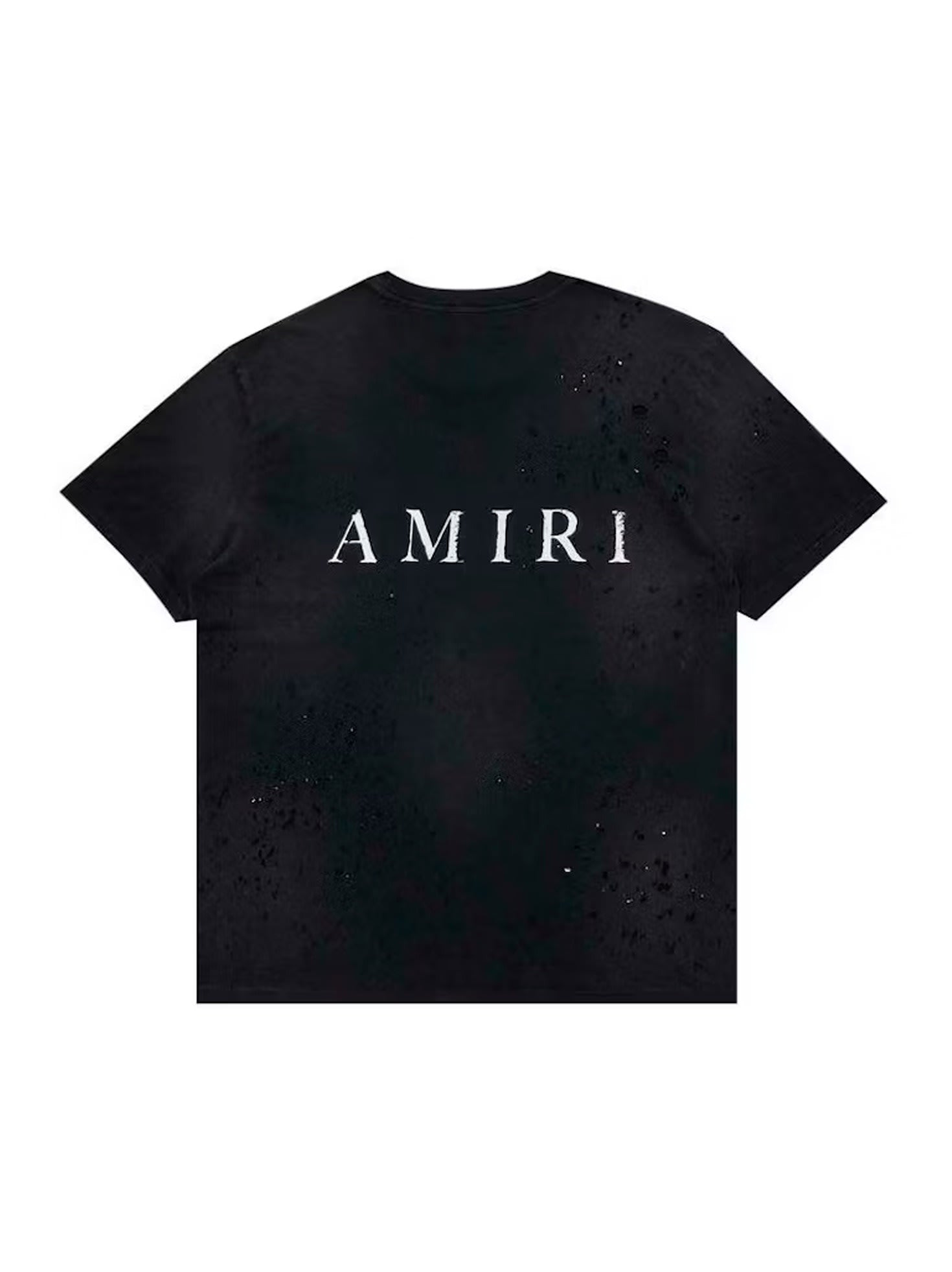 AMIRI WASHED SHOTGUN BLACK T SHIRT