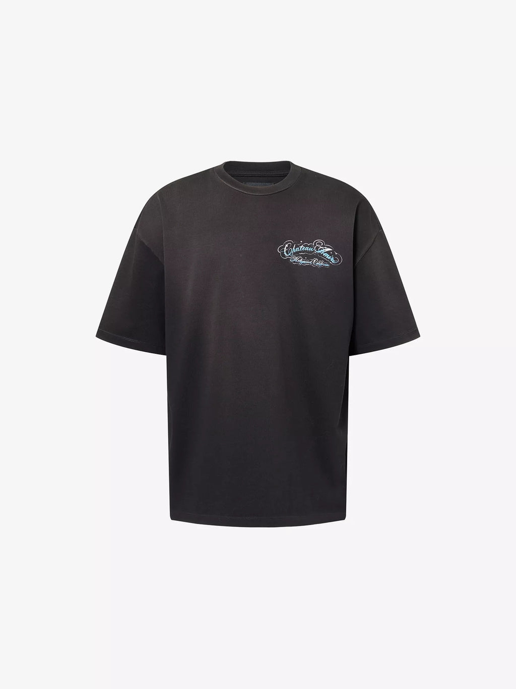 AMIRI BLACK CRYSTAL CHATEAU SCRIPT T-SHIRT