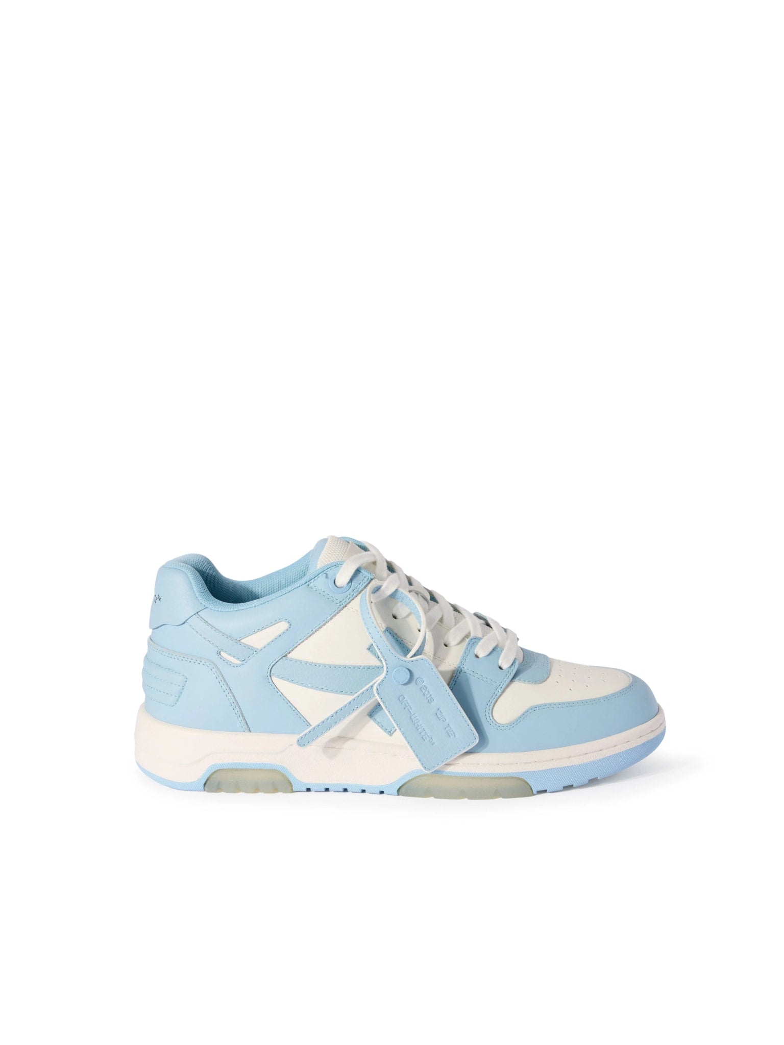 OFF WHITE OUT OF OFFICE LIGHT BLUE CALF LEATHER