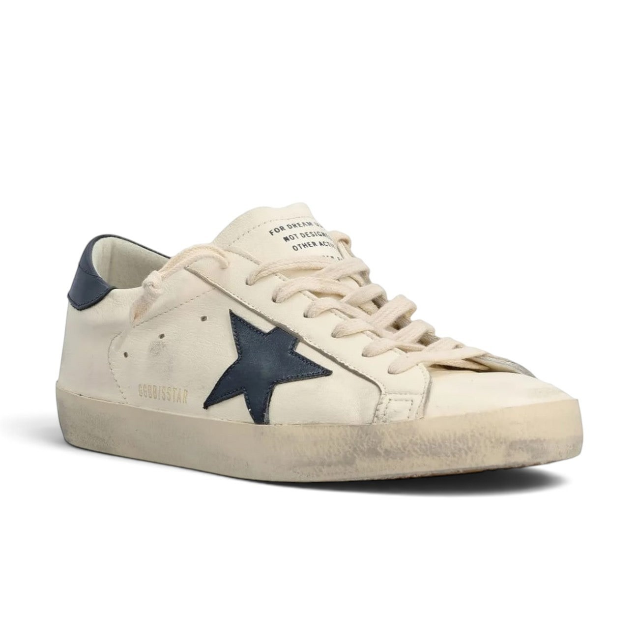GOLDEN GOOSE SUPERSTAR SNEAKER WHITE NAVY