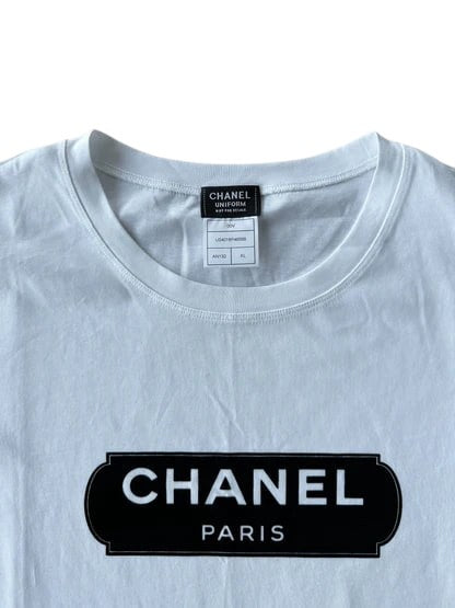 CHANEL PARIS WHITE TEE