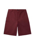 GUCCI GG CANVAS BURGUNDY SHORTS