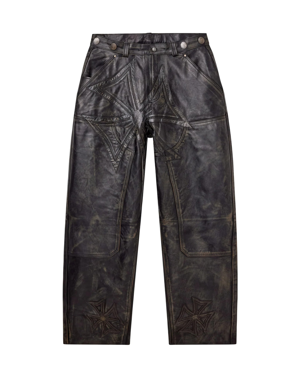 VALE DREAMS CARPENTER CROXXX LEATHER PANTS