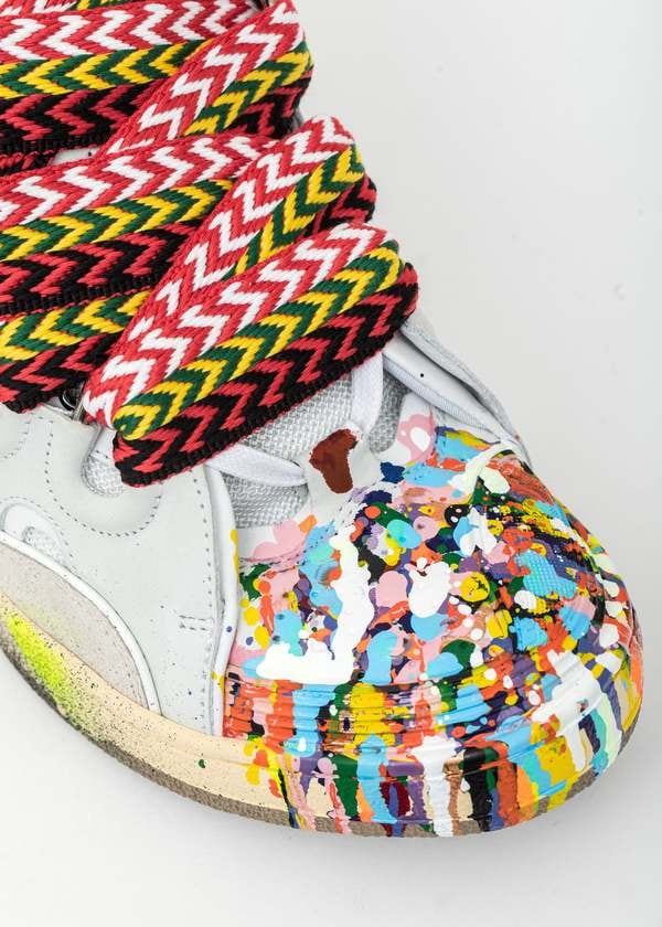 LANVIN X GALLERY DEPT PAINTED CURB LEATHER