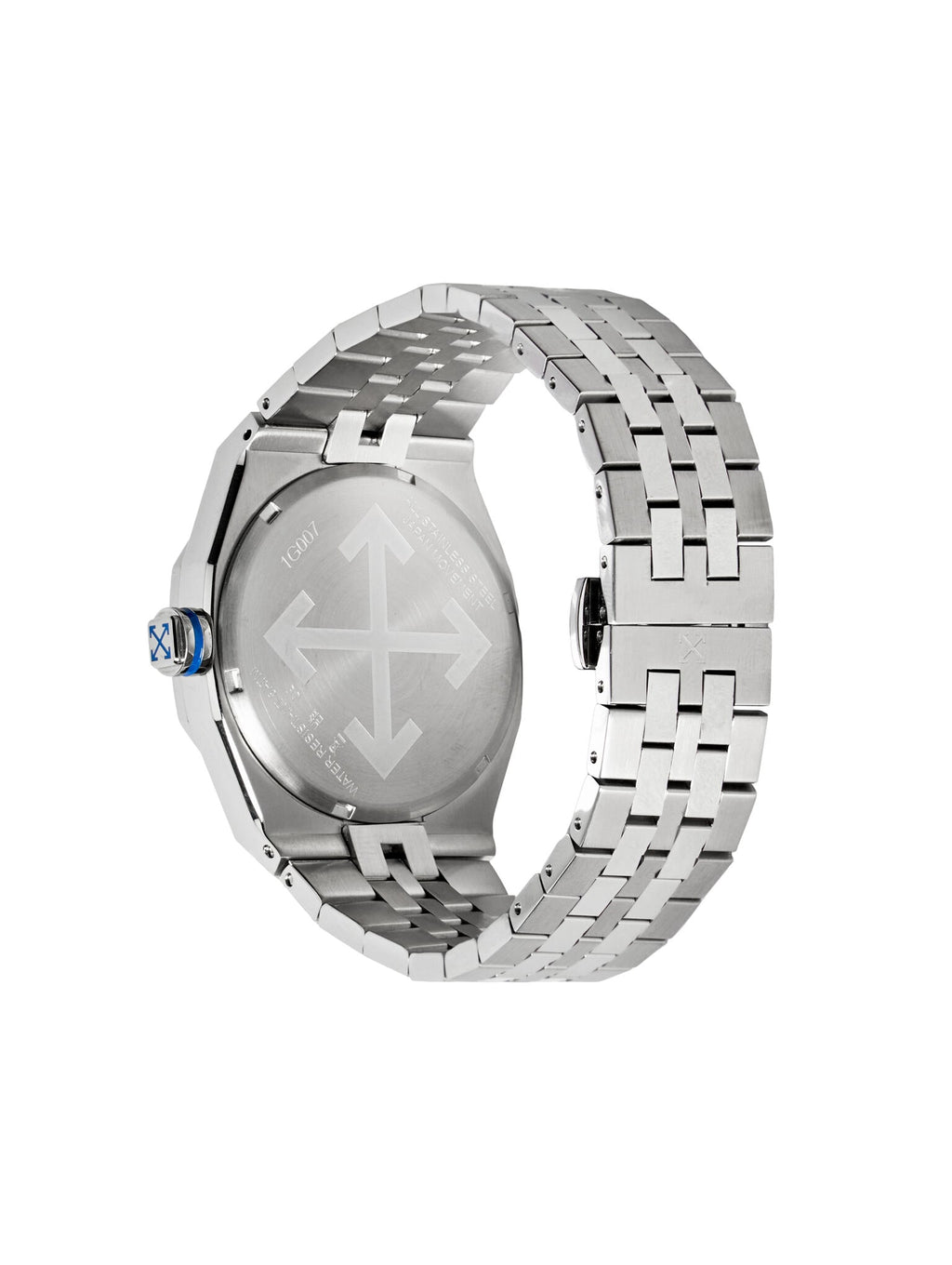 OFF WHITE "NO GRID" WATCH STEEL SILVER