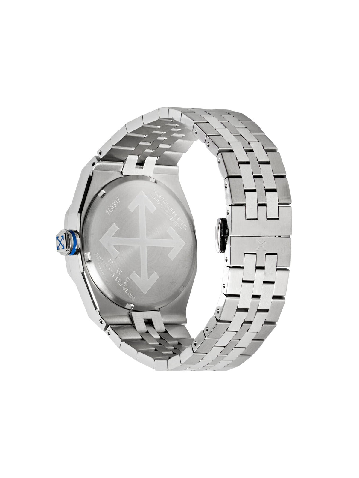 OFF WHITE "NO GRID" WATCH STEEL SILVER