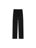 AMIRI BLACK TONAL EMBROIDERED MA LOGO SWEATPANTS