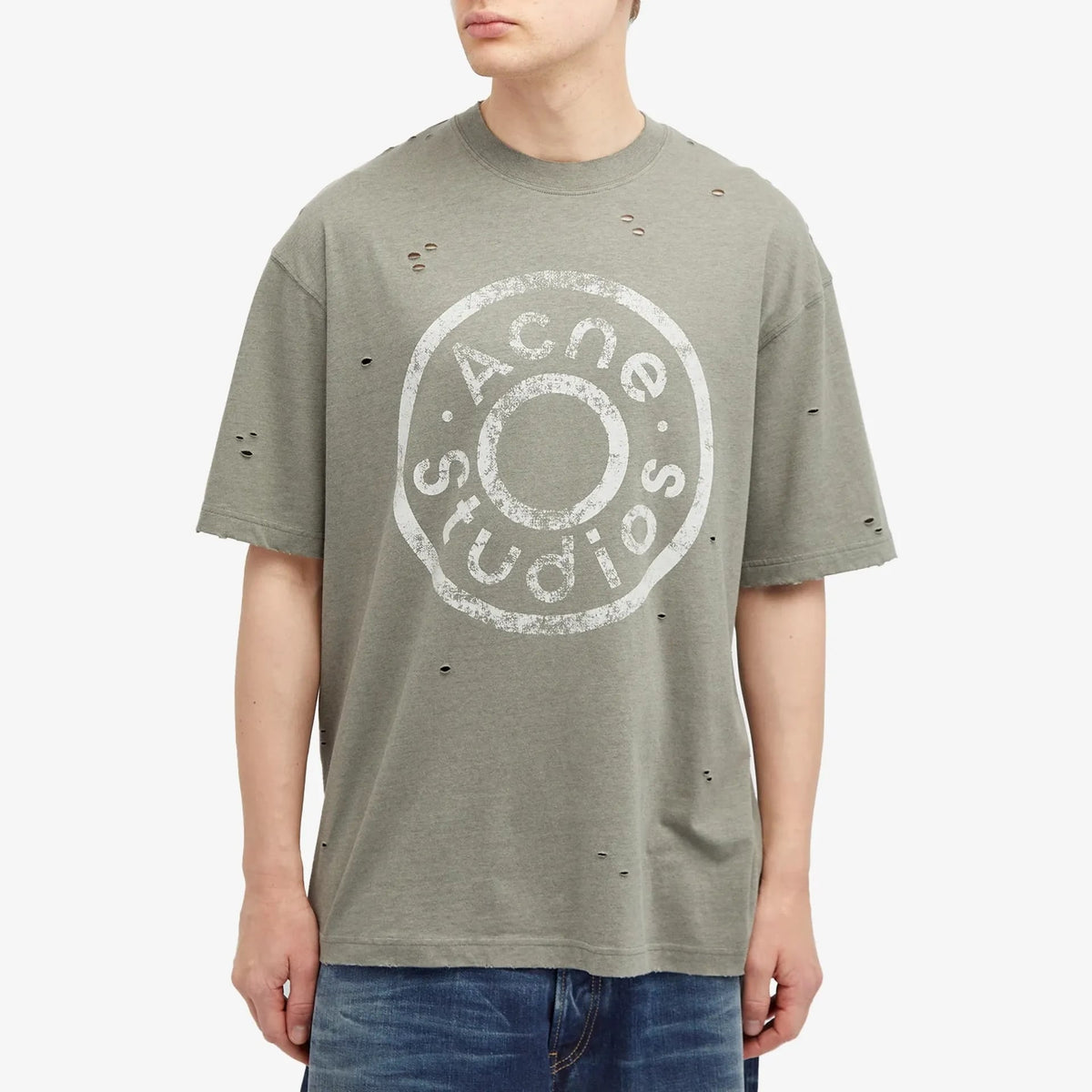 ACNE STUDIOS BUTTON MOSS T-SHIRT