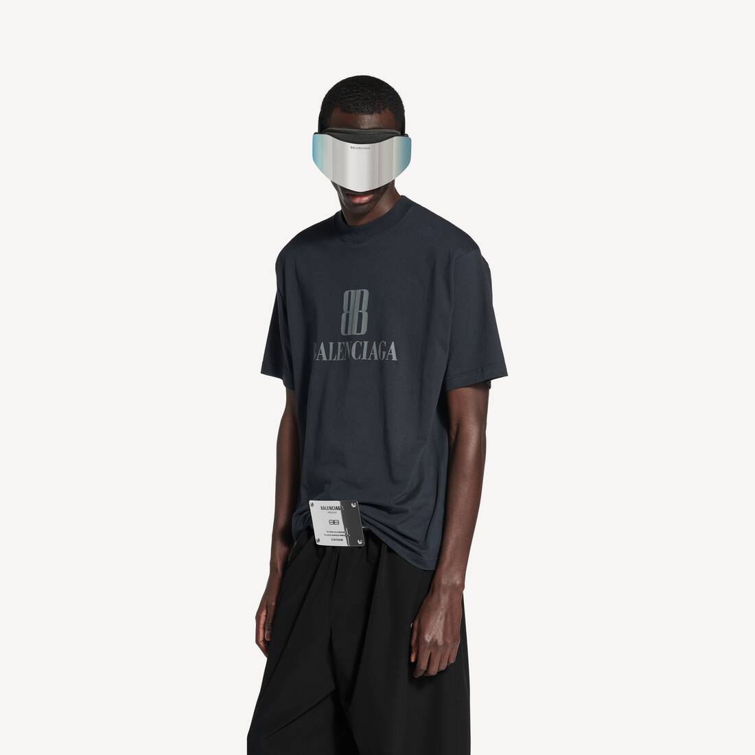BALENCIAGA NANO BB T-SHIRT BLACK