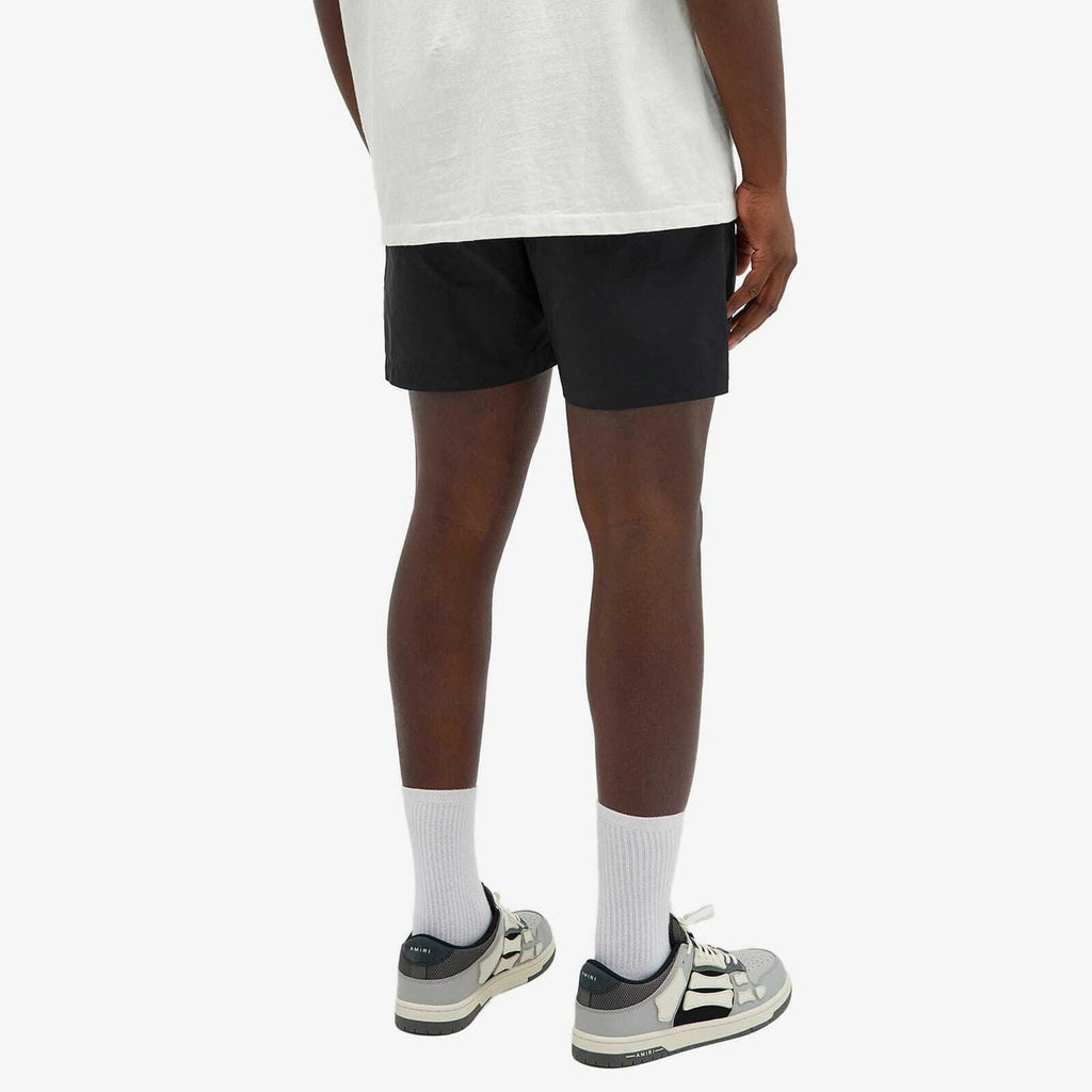 AMIRI STAGGERED SWIM SHORTS BLACK