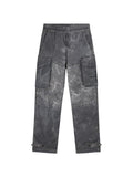 STONE ISLAND UNEVEN PIGMENT DYED NYLON SMERIGLIATO NYLON CANVAS