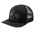 CHROME HEARTS CROSS APPLIQUÉ CEMETERY TRUCKER HAT BLACK