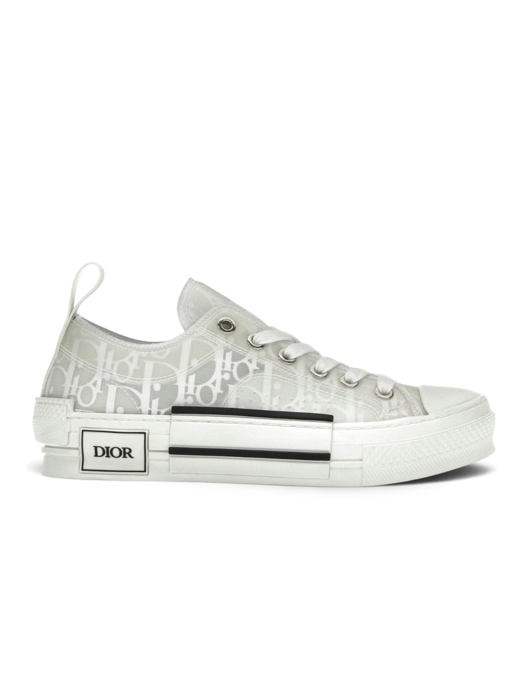 DIOR B23 OBLIQUE WHITE SNEAKERS LOW