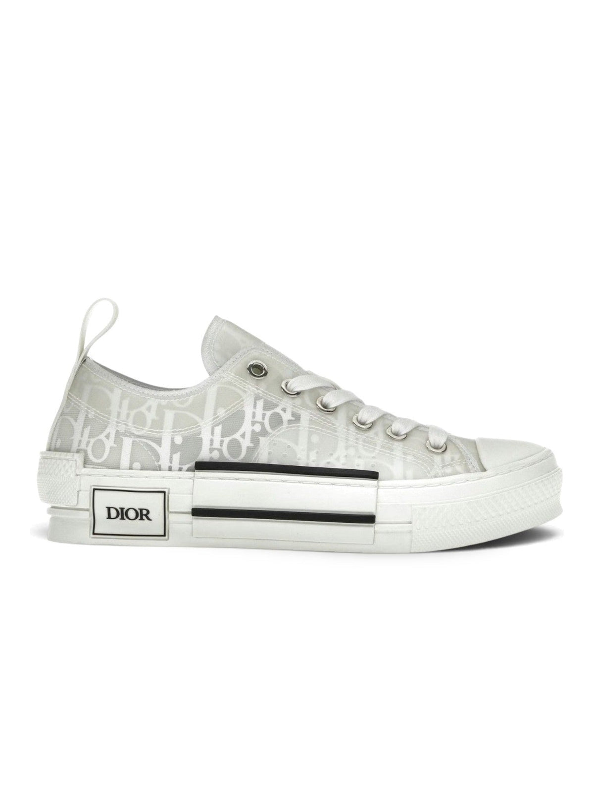 DIOR B23 OBLIQUE WHITE SNEAKERS LOW