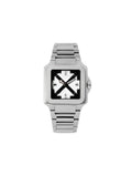 OFF WHITE "PROTO LAYER" WATCH STEEL SILVER