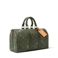 LOUIS VUITTON MONOGRAM KEEPALL BANDOULIERE 35 KHAKI GREEN