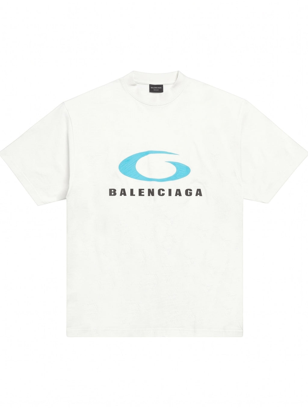 BALENCIAGA WHITE LOOP SPORTS ICON T-SHIRT