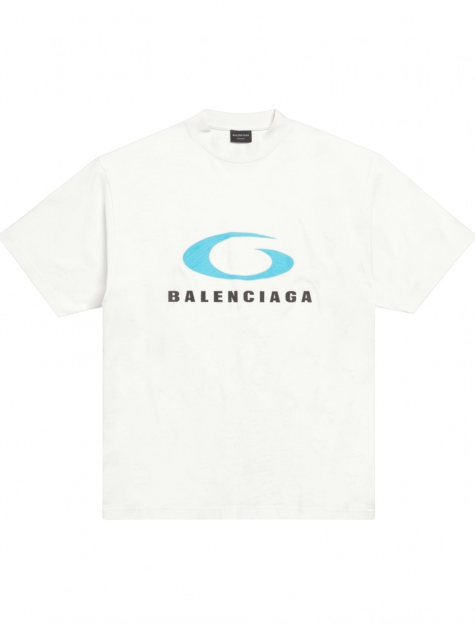 BALENCIAGA WHITE LOOP SPORTS ICON T-SHIRT