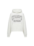 BALENCIAGA CHAMPS OVERSIZED HOODIE WHITE
