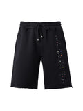 LOST INTRICACY BLACKOUT PATCH COLOR GEMS SHORTS