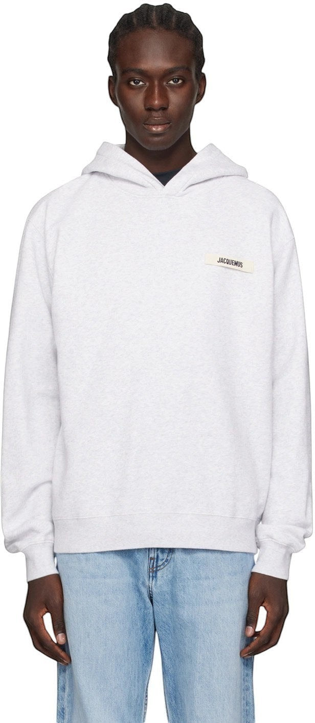JACQUEMUS THE GROSS HOODIE GREY