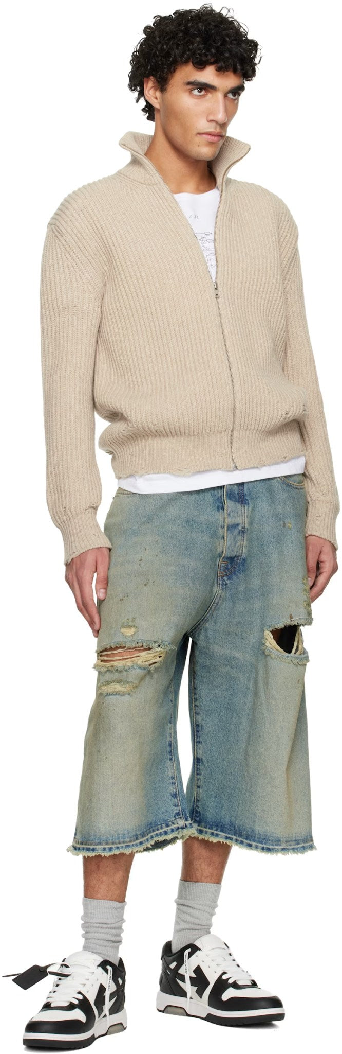 OFF WHITE OUT OF OFFICE CALF LEATHER PANDA