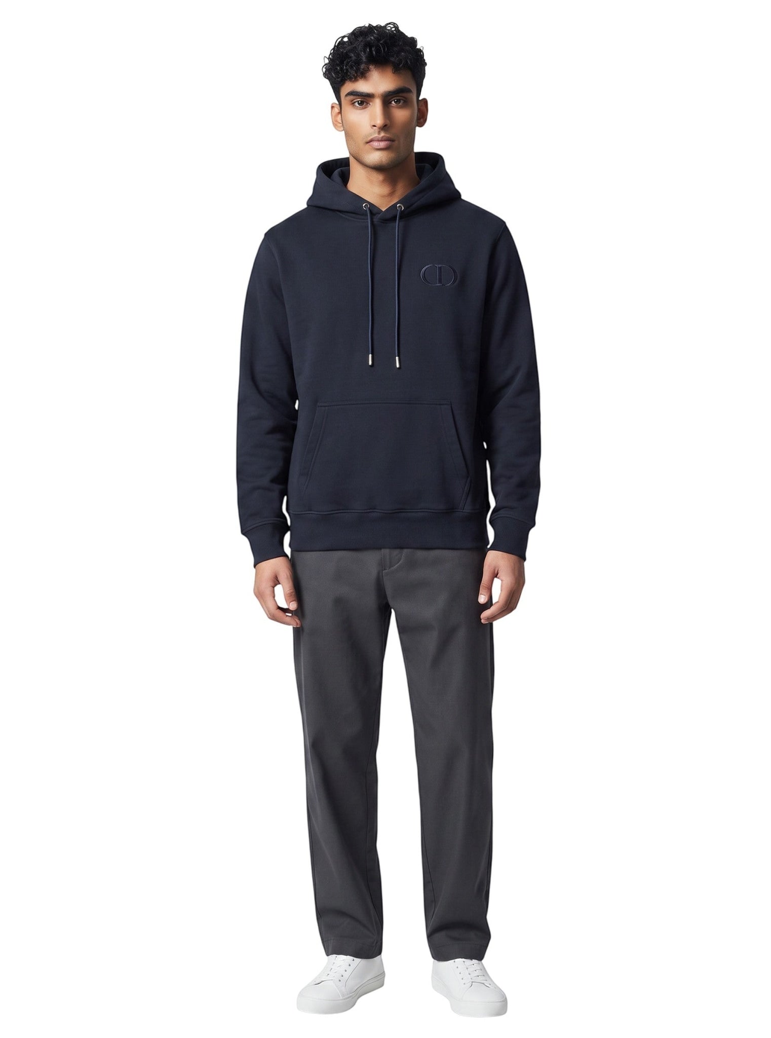 DIOR CD ICON HOODIE NAVY