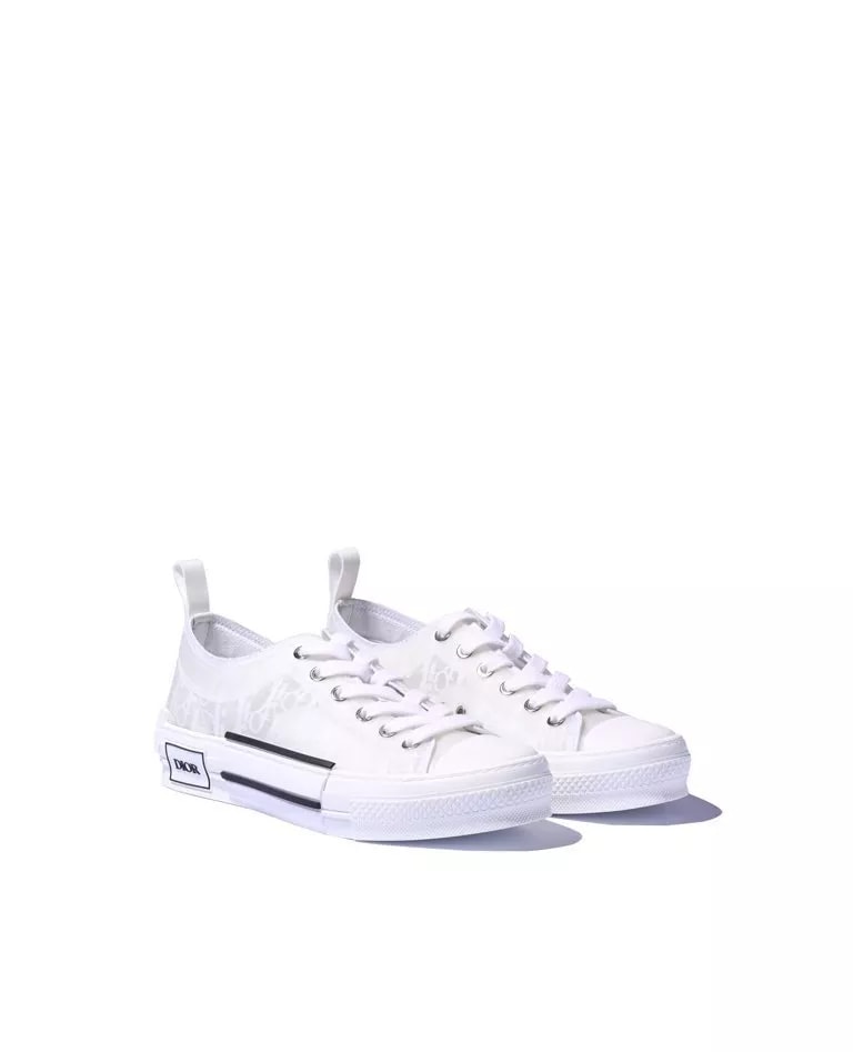 DIOR B23 OBLIQUE WHITE SNEAKERS LOW