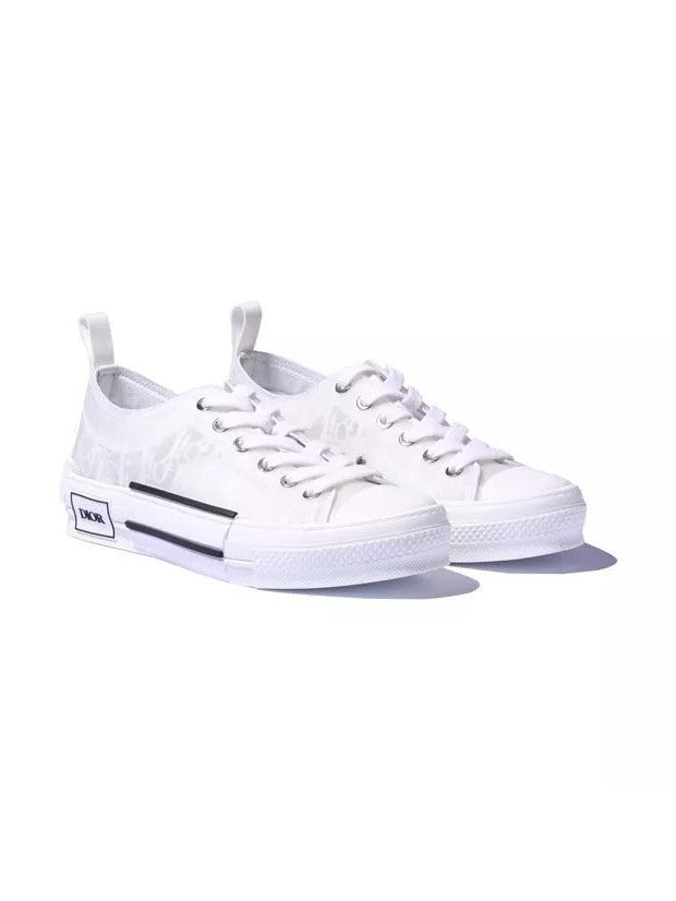 DIOR B23 OBLIQUE WHITE SNEAKERS LOW