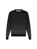 LOUIS VUITTON LVSE MONOGRAM DEGRADE SWEATER BLACK