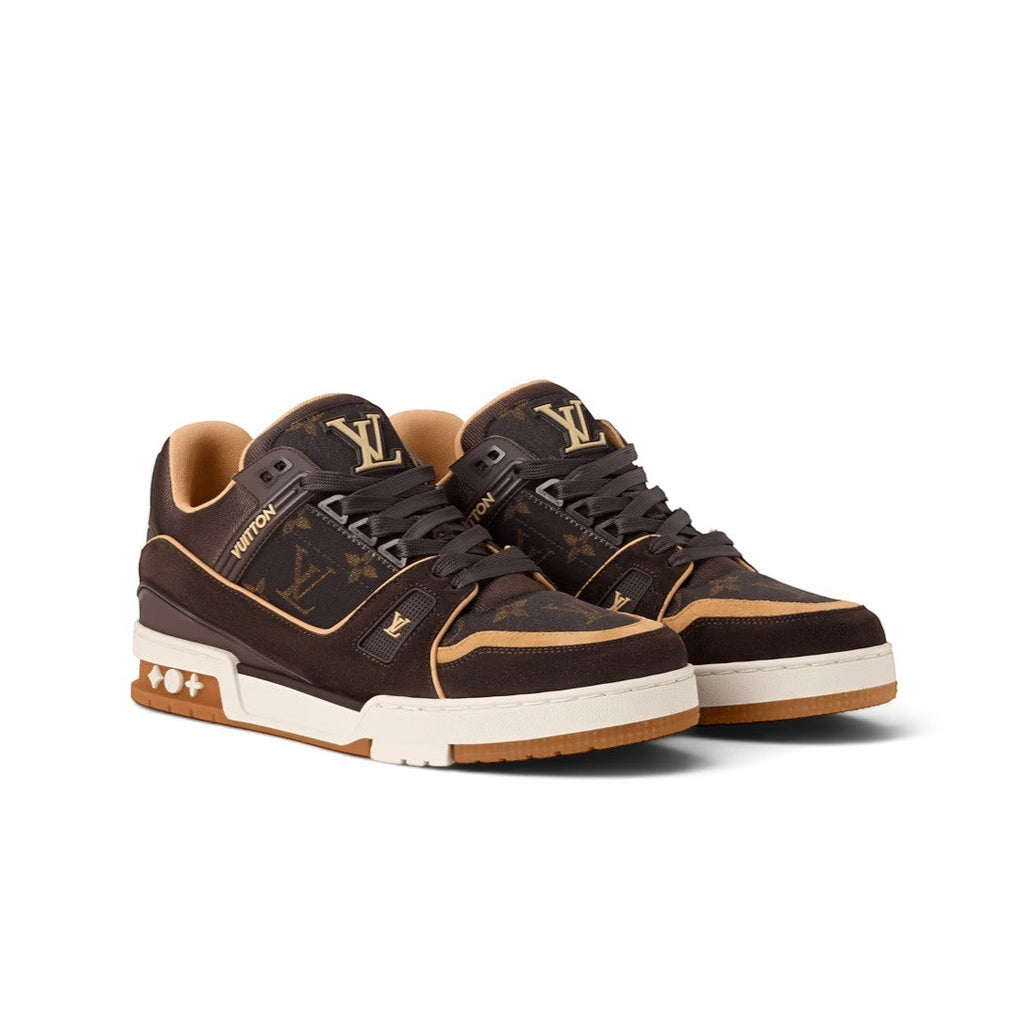 LOUIS VUITTON TRAINER BROWN SS26