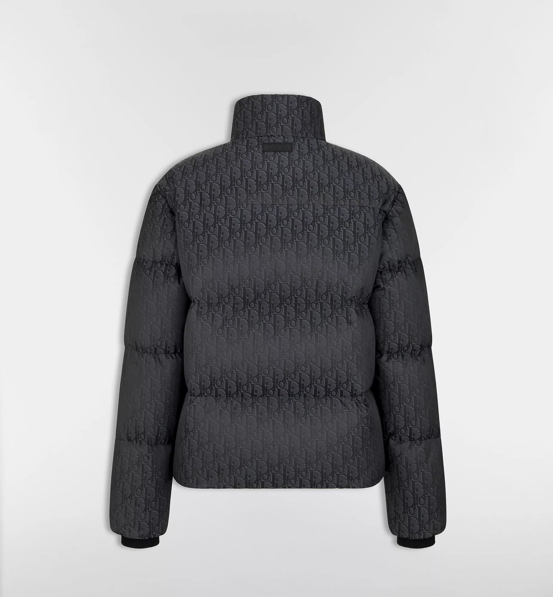 DIOR OBLIQUE DOWN PUFFER JACKET BLACK
