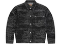 CORTEIZ HANDWRITTEN DENIM JACKET BLACK
