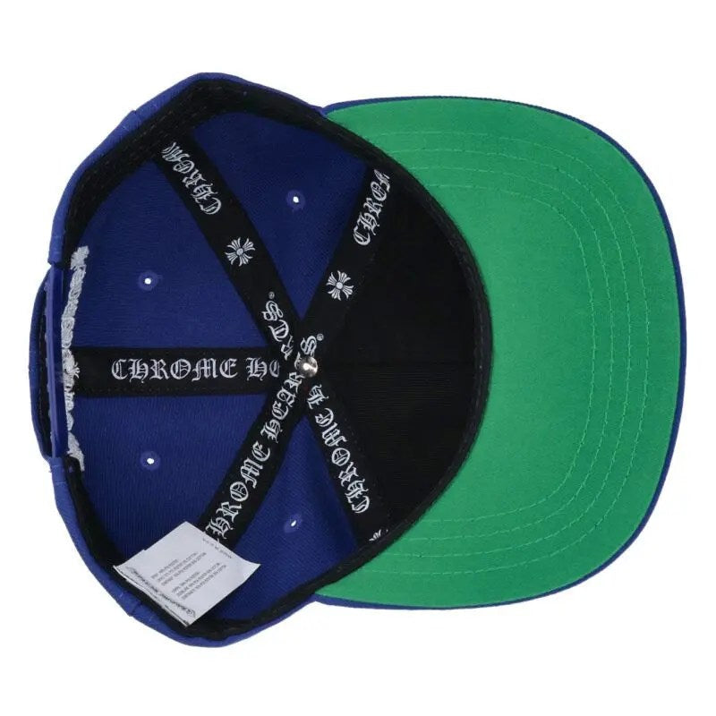 CHROME HEARTS BASEBALL HAT BLUE GREEN