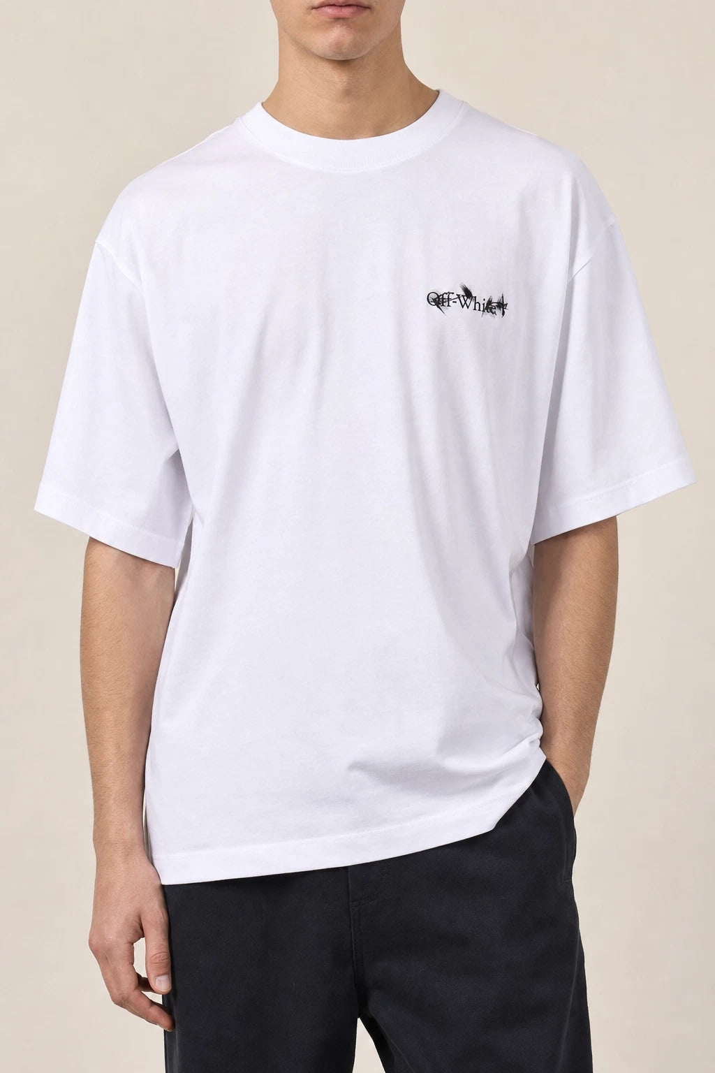 OFF WHITE FLOWER ARROW T-SHIRT WHITE