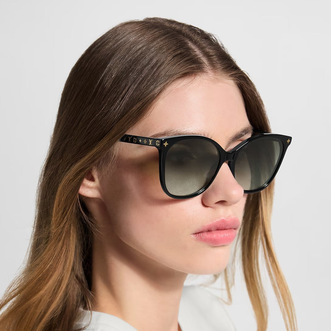 LOUIS VUITTON MY MONOGRAM LIGHT CAT EYE SUNGLASSES BLACK