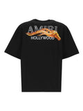 AMIRI HOLLYWOOD HORSE PRINTED T-SHIRT BLACK