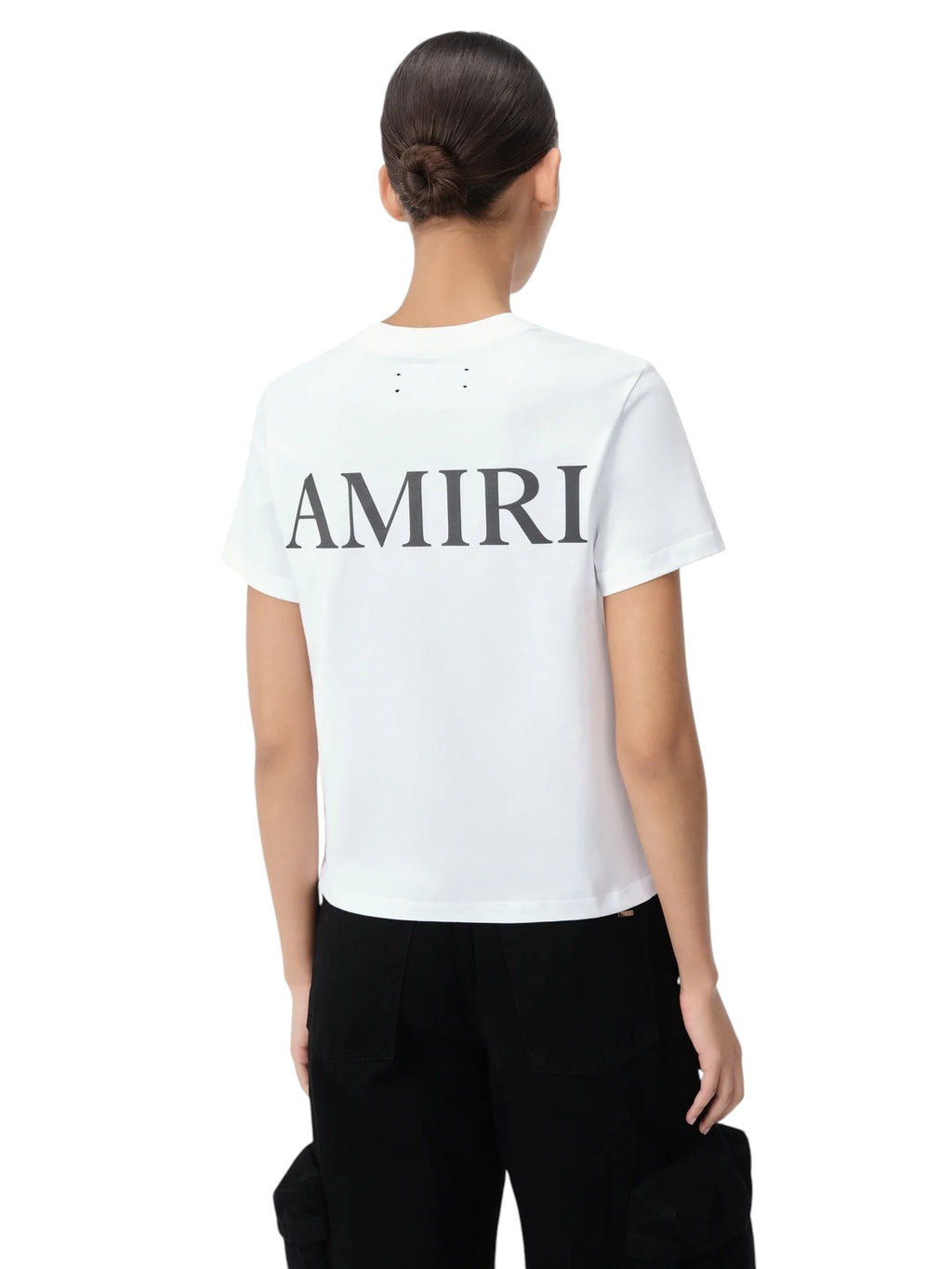 AMIRI WOMEN'S WHITE MA CORE LOGO T-SHIRT