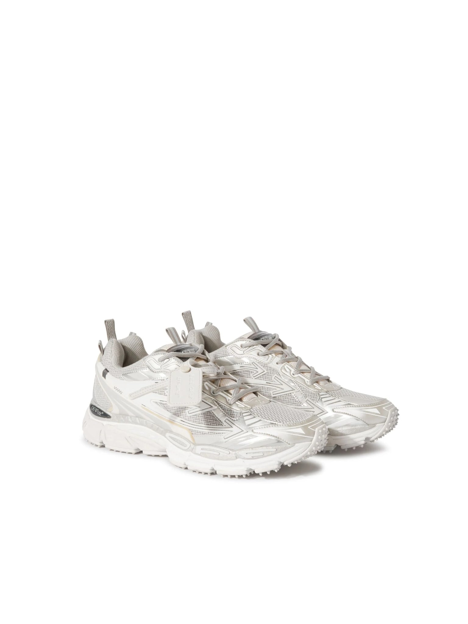 OFF WHITE BE RIGHT BACK GREY SILVER