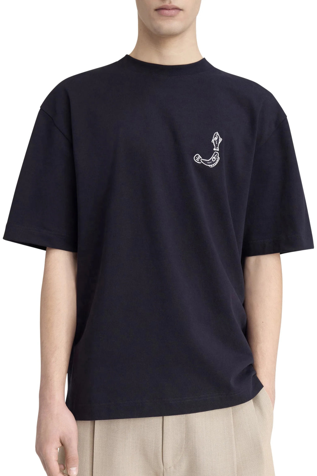 JACQUEMUS LE MERU T-SHIRT DARK NAVY