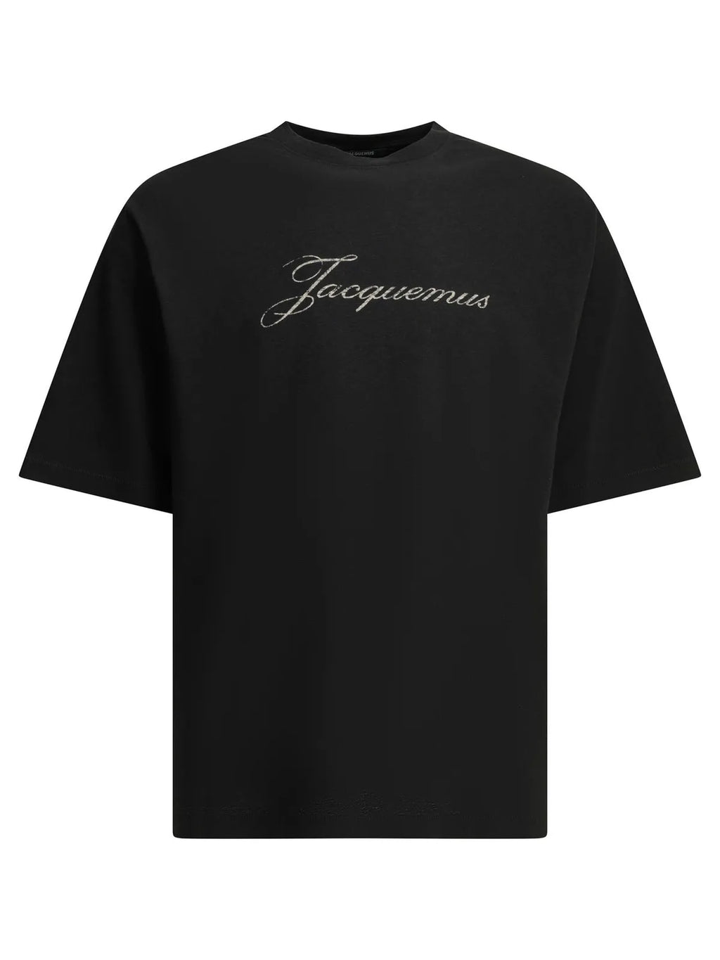 JACQUEMUS LOGO PRINTED T-SHIRT BLACK