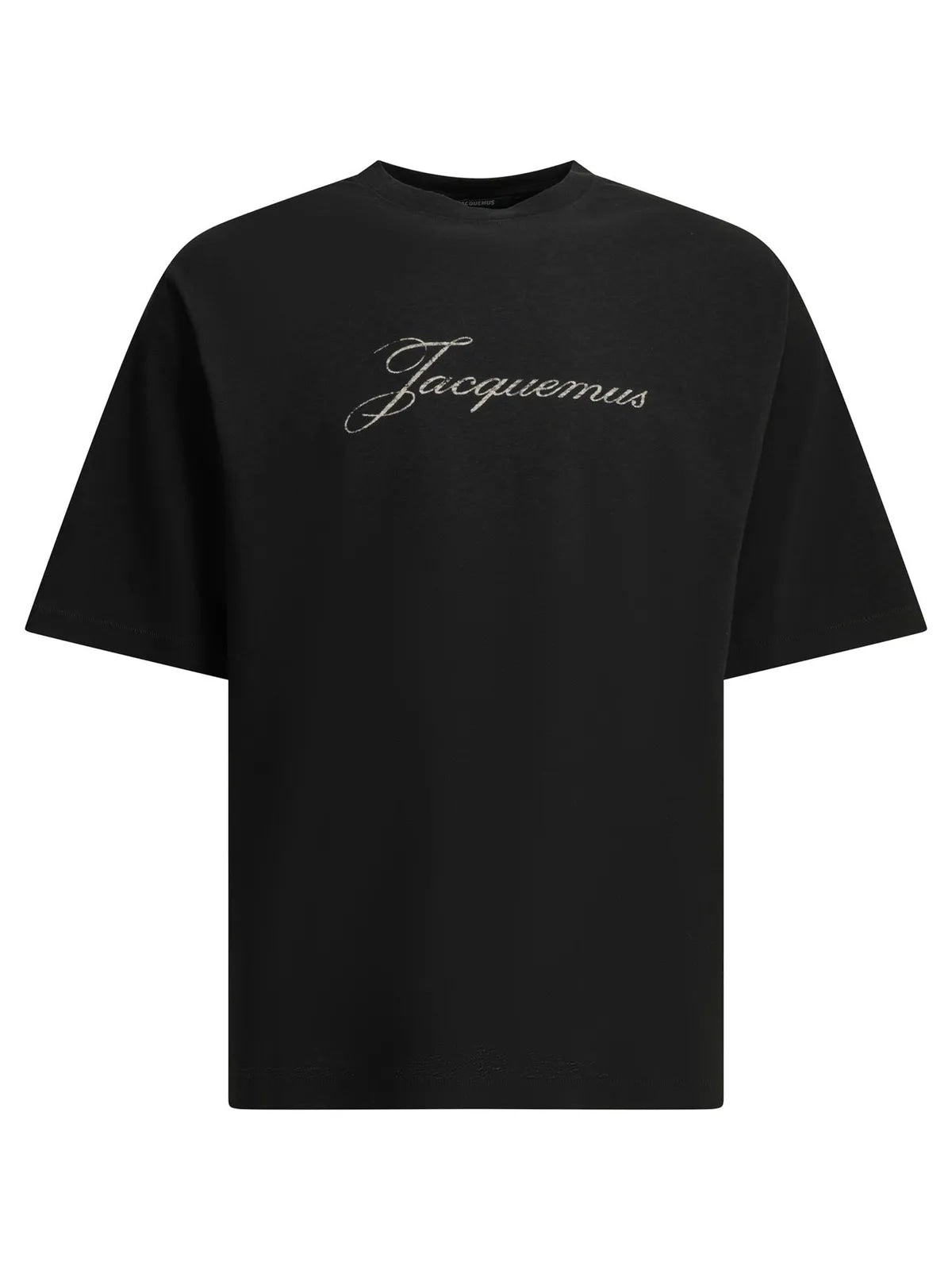 JACQUEMUS LOGO PRINTED T-SHIRT BLACK
