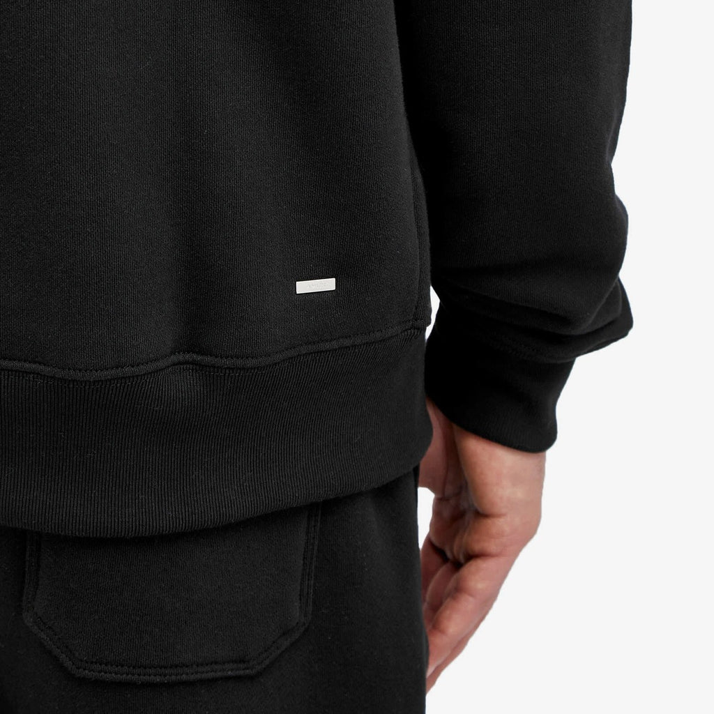 AMIRI ART DISTRICT HOODIE BLACK DISTRESSED