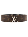 LOUIS VUITTON LV INITIALES MONOGRAM BELT BROWN