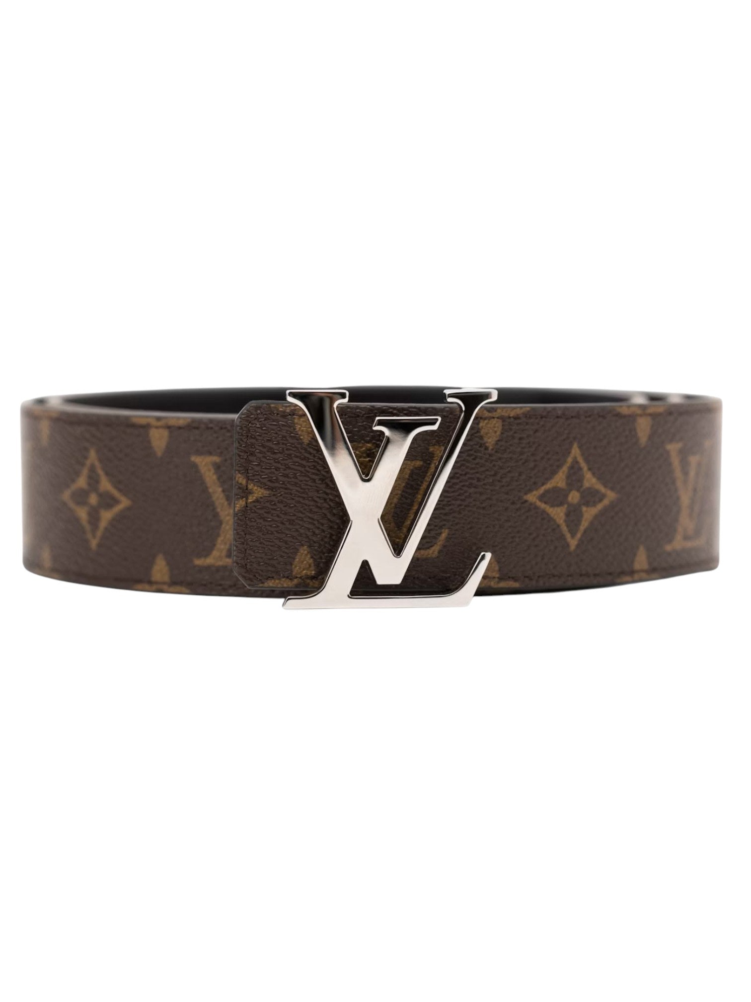 LOUIS VUITTON LV INITIALES MONOGRAM BELT BROWN